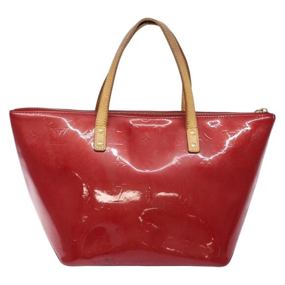 LOUIS VUITTON Monogram Vernis Bellevue PM Bag Pomme D'amour M93583 Auth 129638 - Picture 3 of 16